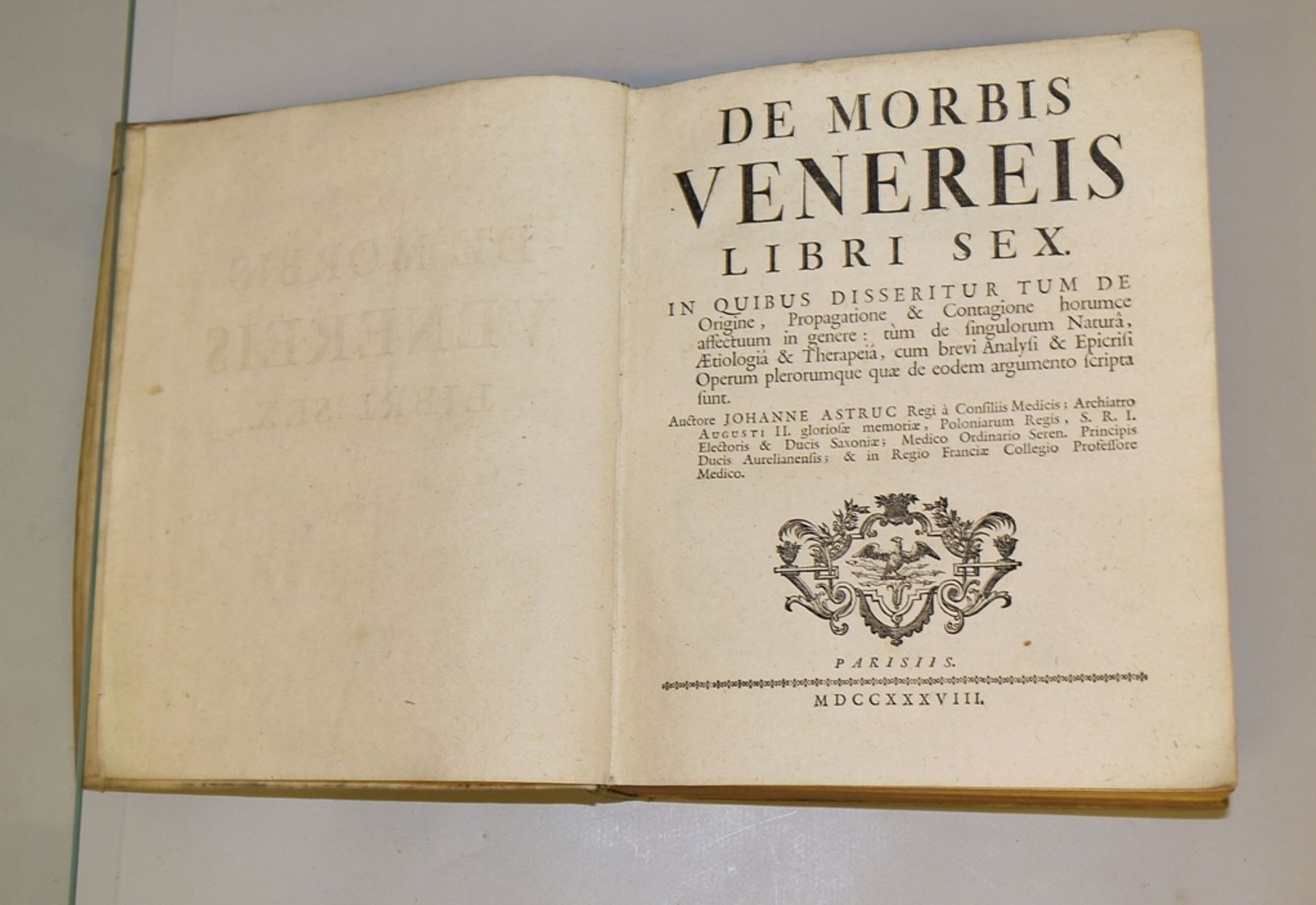 Antiquarisches zu Geschlechtskrankheiten von 1738