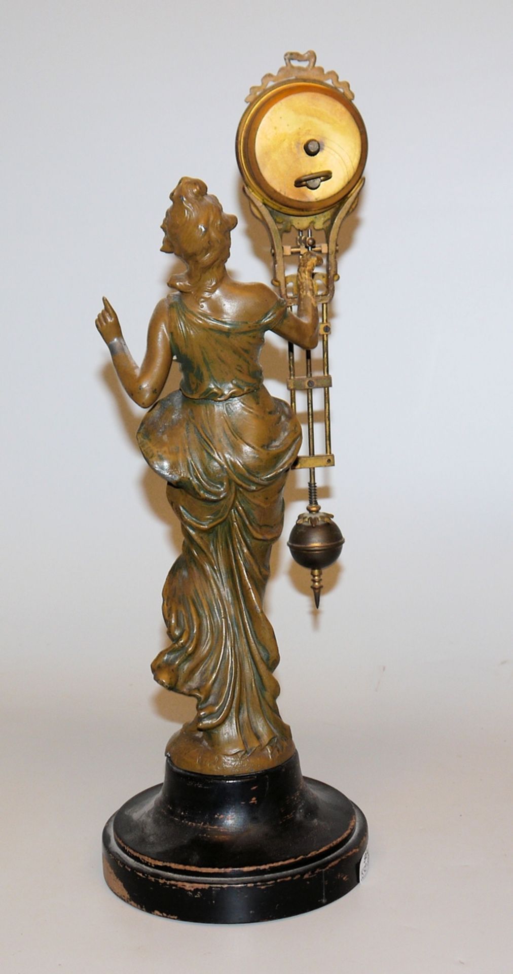 "Mysterieuse", Schwingpendeluhr, Ende 20. Jh.  - Bild 2 aus 2