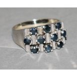 Saphirring, Gold, 1970er Jahre