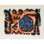 A.R. Penck, "Platos Welt", große signierte Farbserigraphie von 1994