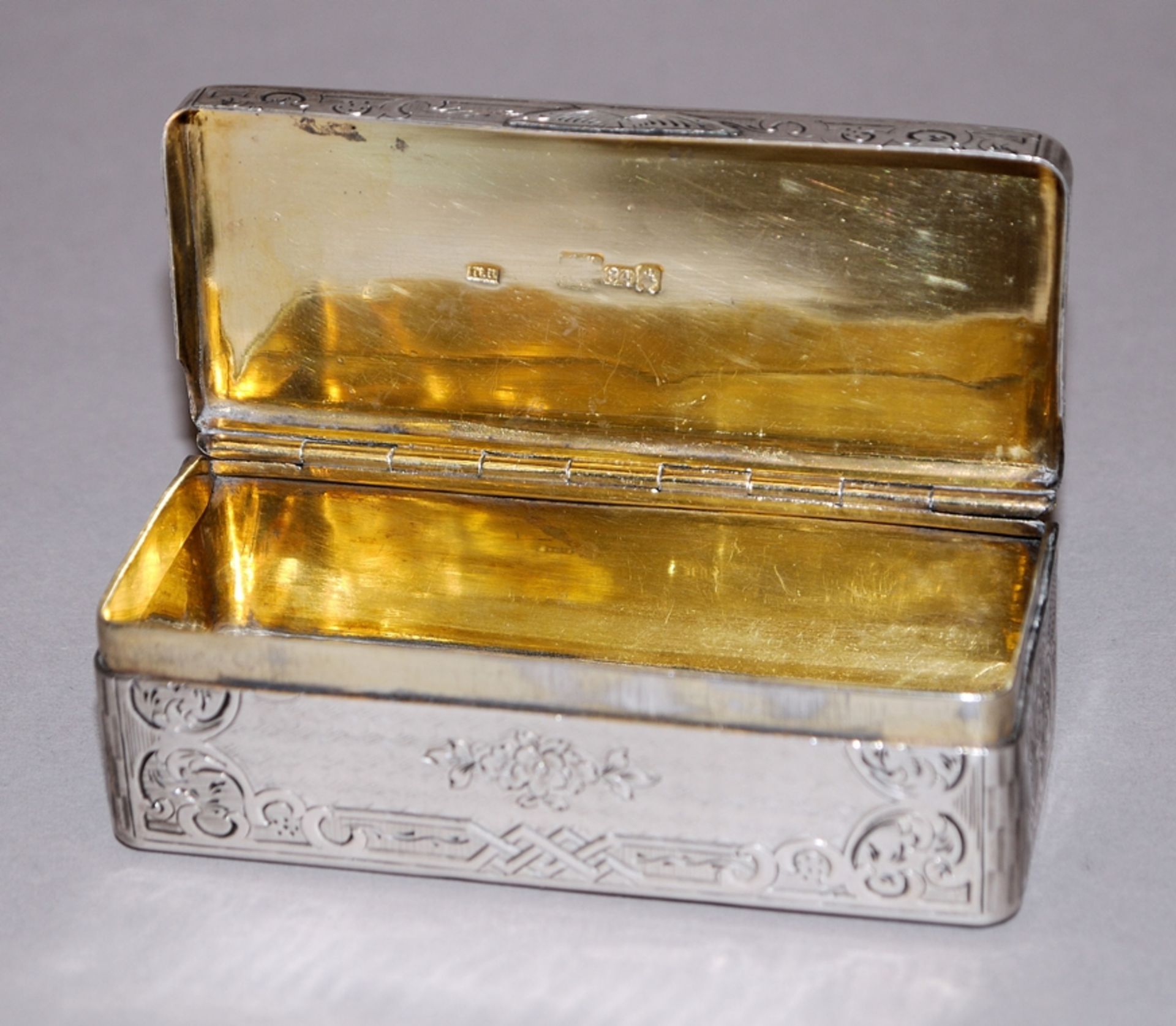 Tabatiere, Silber, Moskau 1854 - Bild 2 aus 2