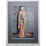 Jonas Burgert, "Haltstand" / "Schergen" / "Ich sticht", 3 signierte Farboffsetlithographien, galeri