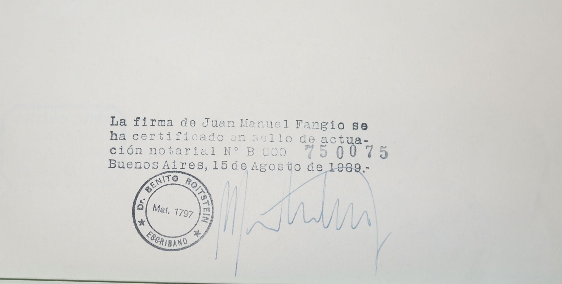 Mercedes-Benz Rennplakat von Hans Liska, "Doppelsieg im Großen Preis von Frankreich 1954", Lithogra - Bild 3 aus 4