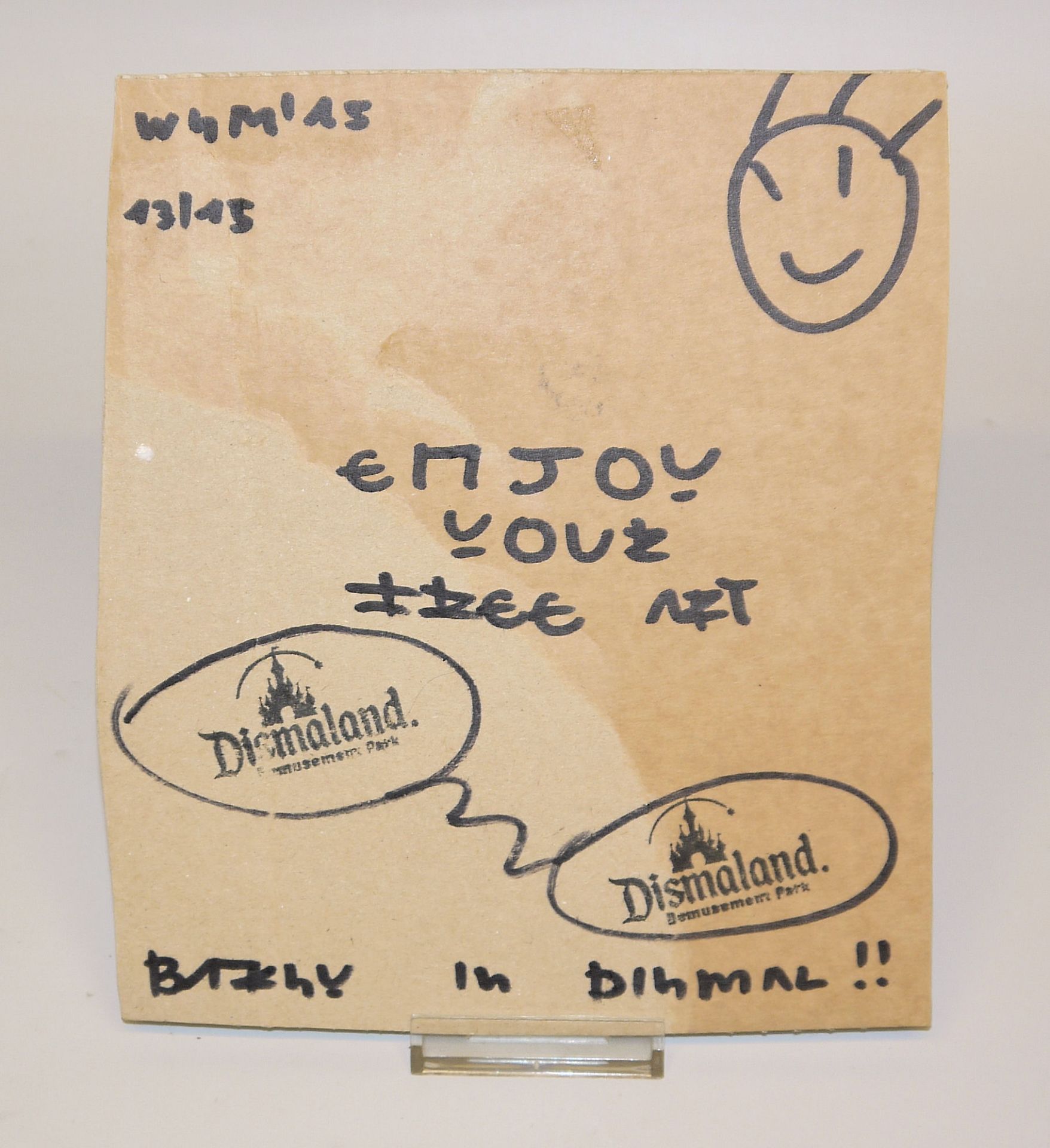 Banksy, Choose Your Weapon, Dismaland, Pochoir von 2015 - Bild 2 aus 2