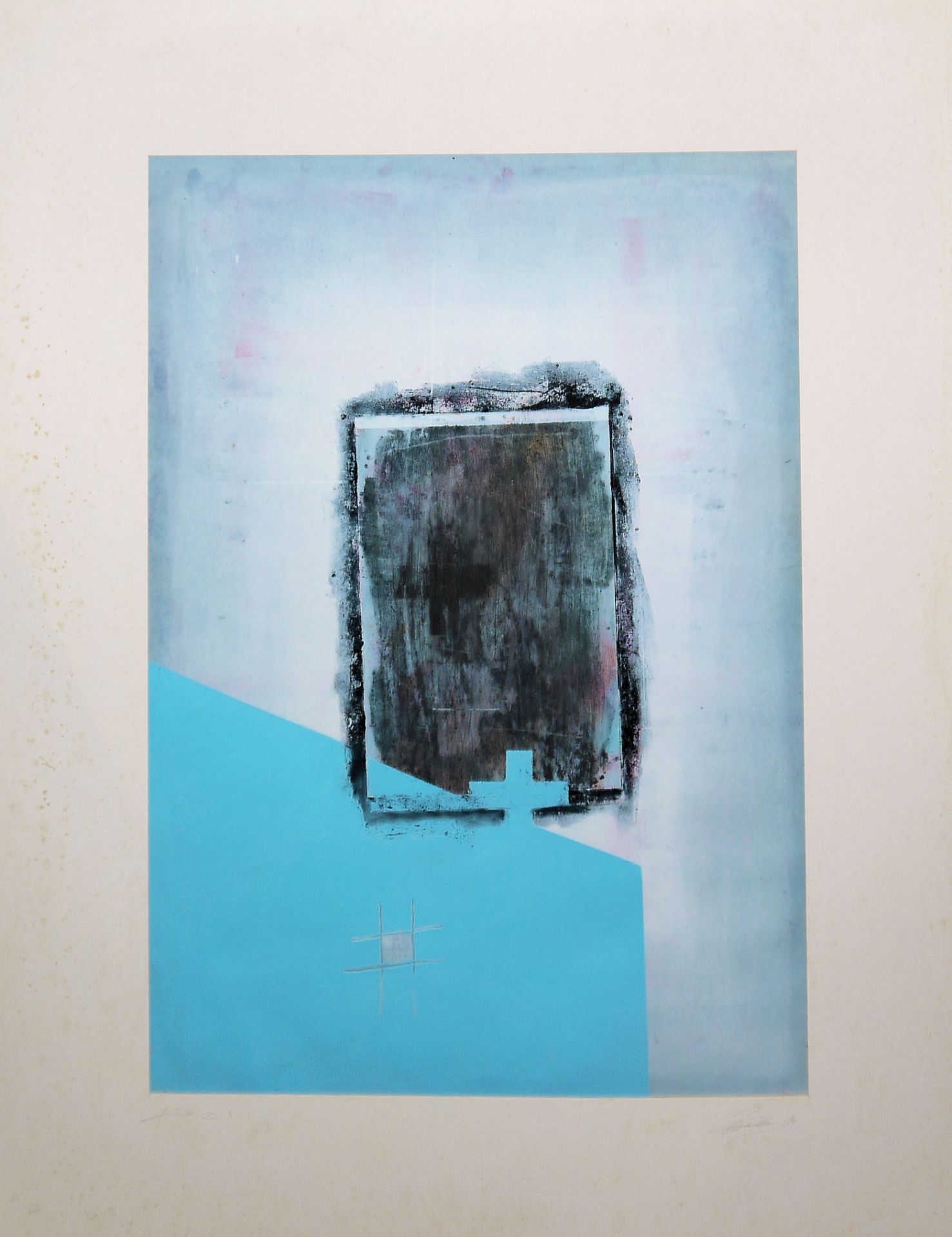 Manfred Schaller, "Kreuz 4 I - III", Triptychon, Mischtechnik  - Bild 2 aus 4