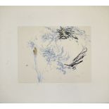 Hann Trier, Informelle Komposition, signierte Kreidezeichnungen von 1964