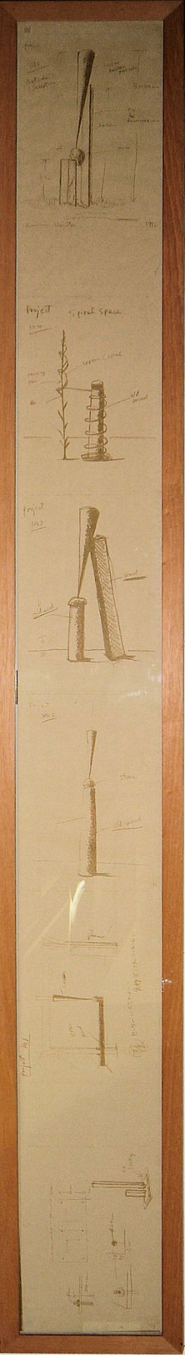 Keiji Uematsu, "Project no.1, Project no.2, Project no.3, Project no.4 Spiral Space, Project no.5 O