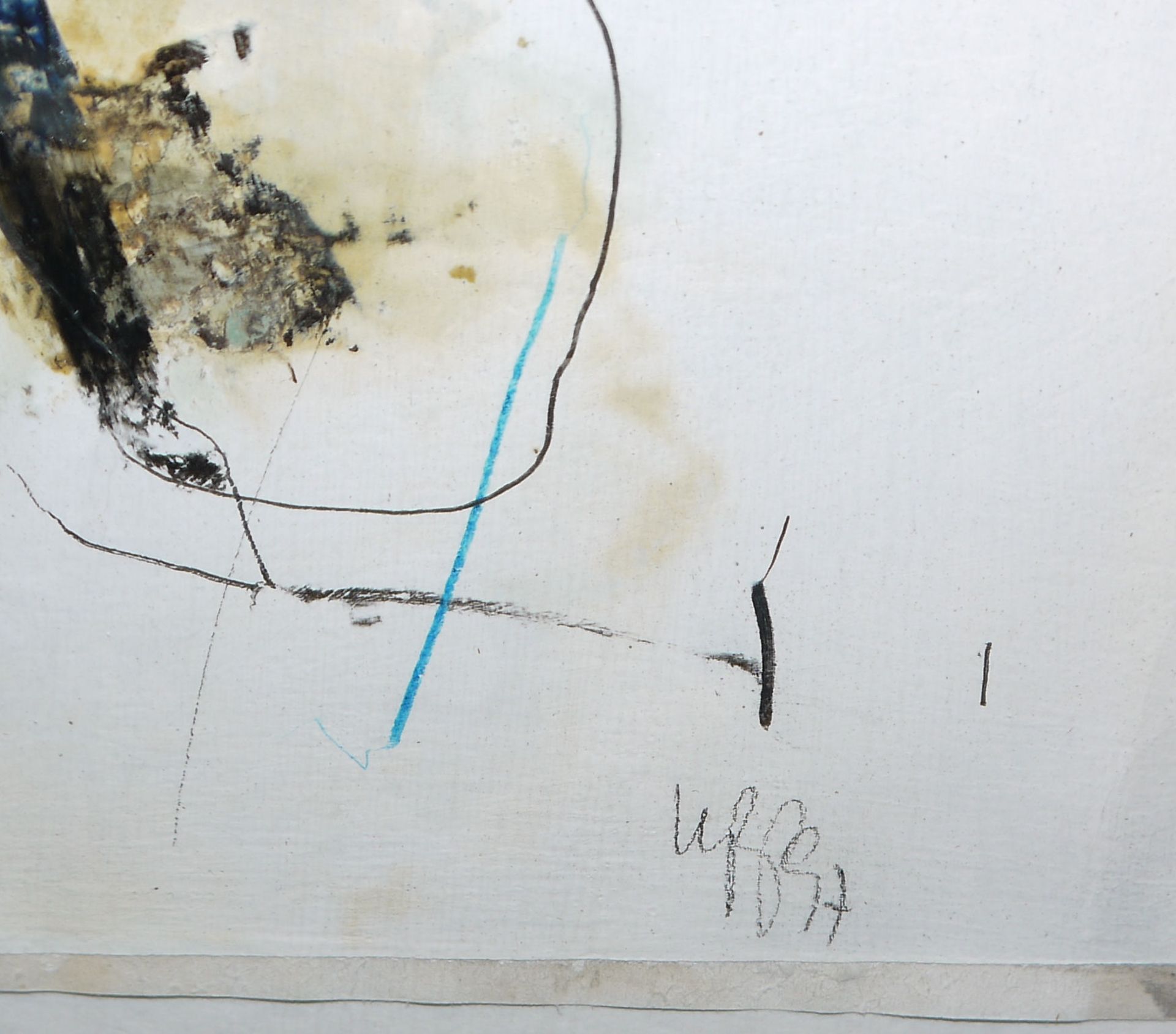 Manfred Nipp, Informelle Kompositionen, 4 signierte Mischtechniken, galeriegerahmt - Bild 5 aus 5