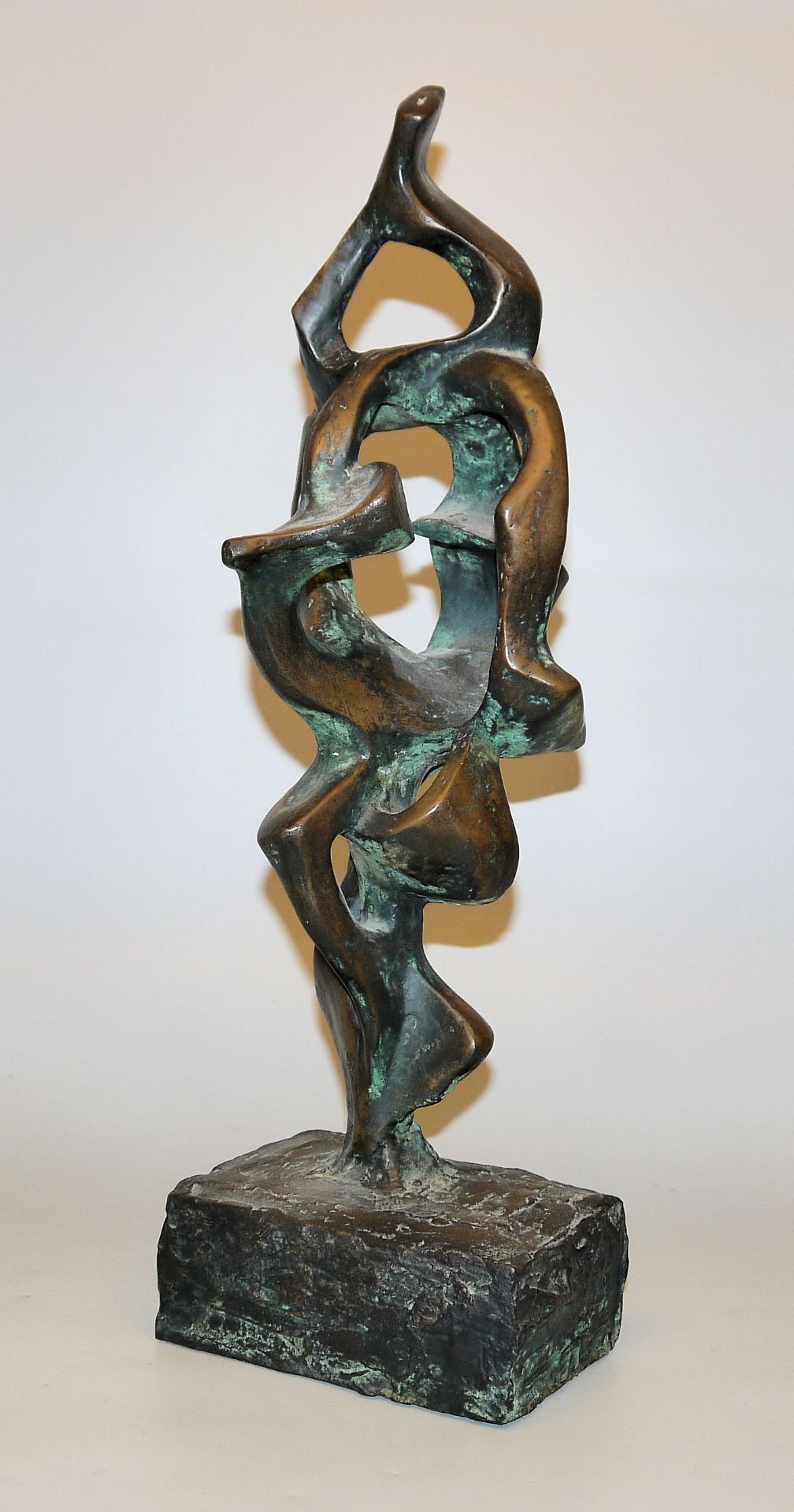 Ulla Scholl, Große abstrakte Figuration, Bronzeplastik der 1950er Jahre