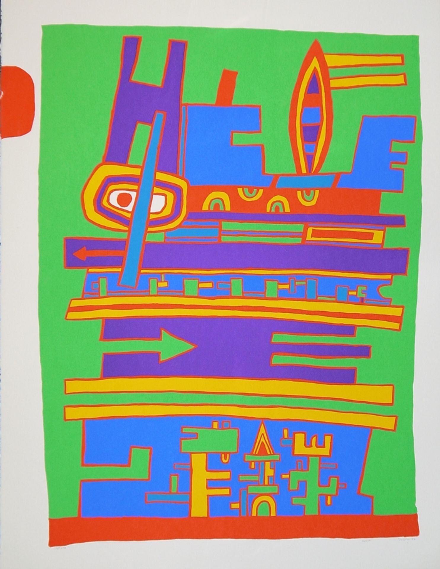 Jacques Soisson, "Sud" und "Quest", 2 signierte Farblithographien von 1977