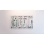 Dennis Loesch, The Federal Reserve Note, Wandobjekt, Inkjet-Print auf Aluminiumstäben von 2012