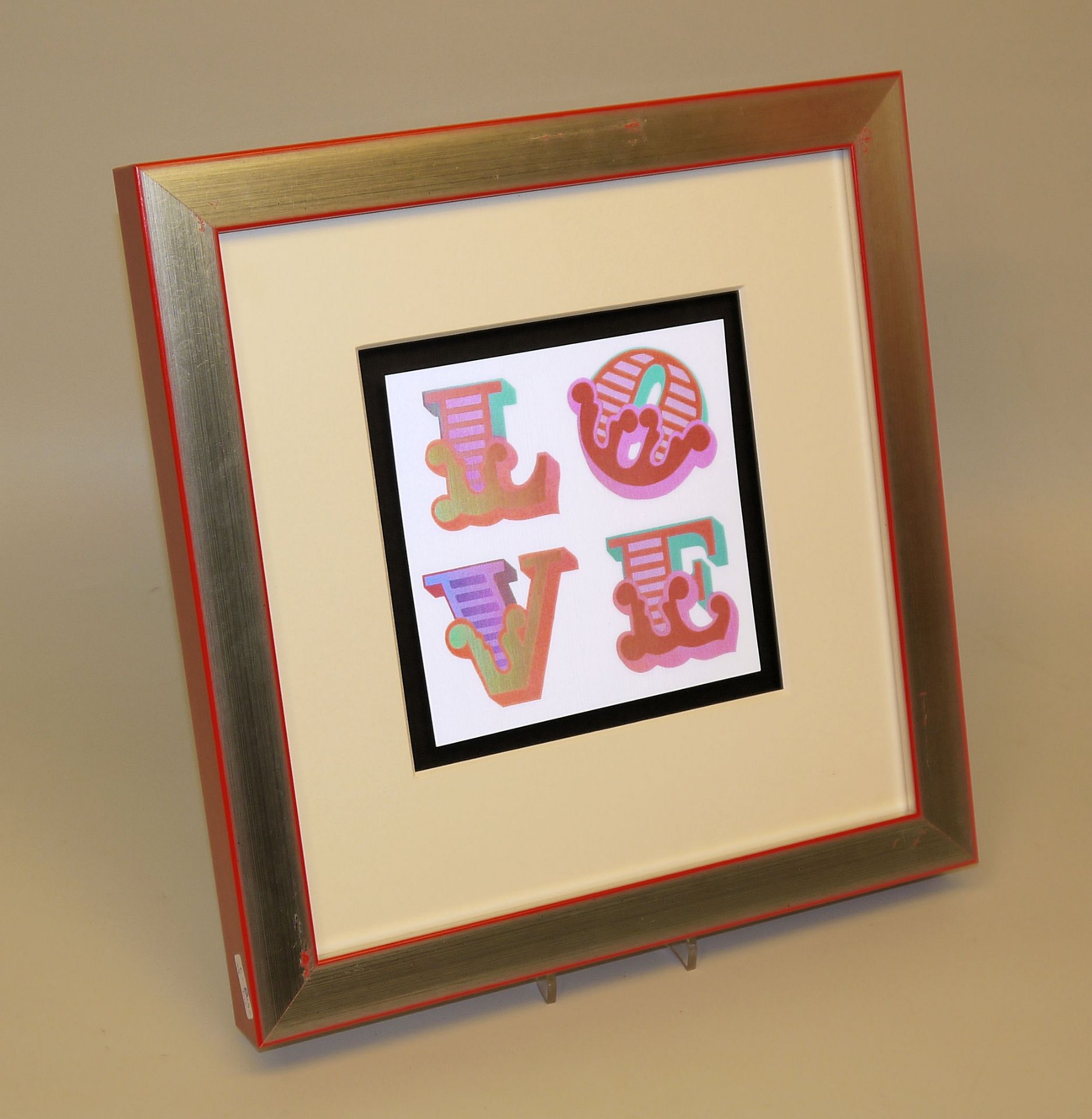 Ben Eine, "LOVE", 3 Lenticulare von 2017, galeriegerahmt - Bild 3 aus 3