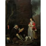 Gabriel Metsu, "Der Geflügelverkäufer", Ölgemälde von 1662 & Caspar Netscher, "Dame bei der Toilett