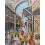 Kurt-Erik Heinonen, "Jerusalem", Ölgemälde, gerahmt