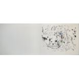 Max Weiler, Abstrakte Komposition, signierte Farblithographie von 1982