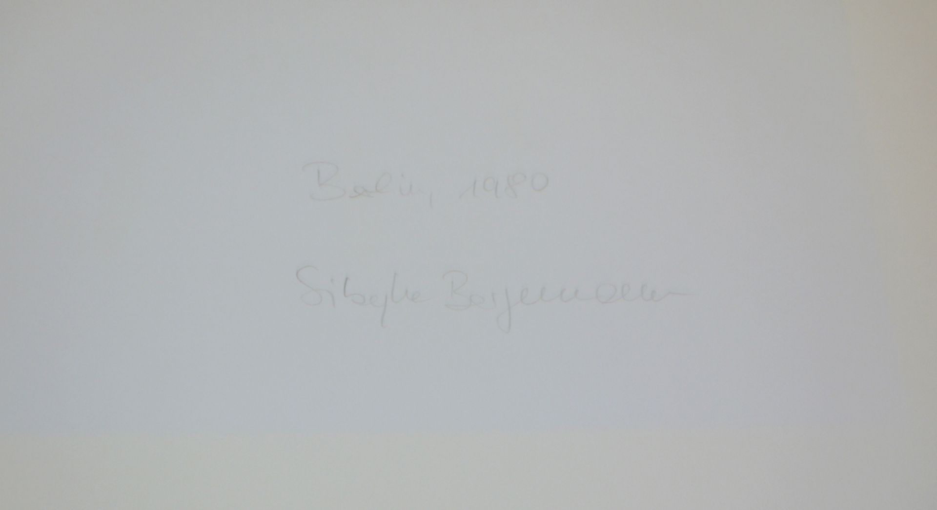 Sibylle Bergemann, "Berlin, 1980", Zugefrorener Fluss, signierte Fotografie - Bild 2 aus 2