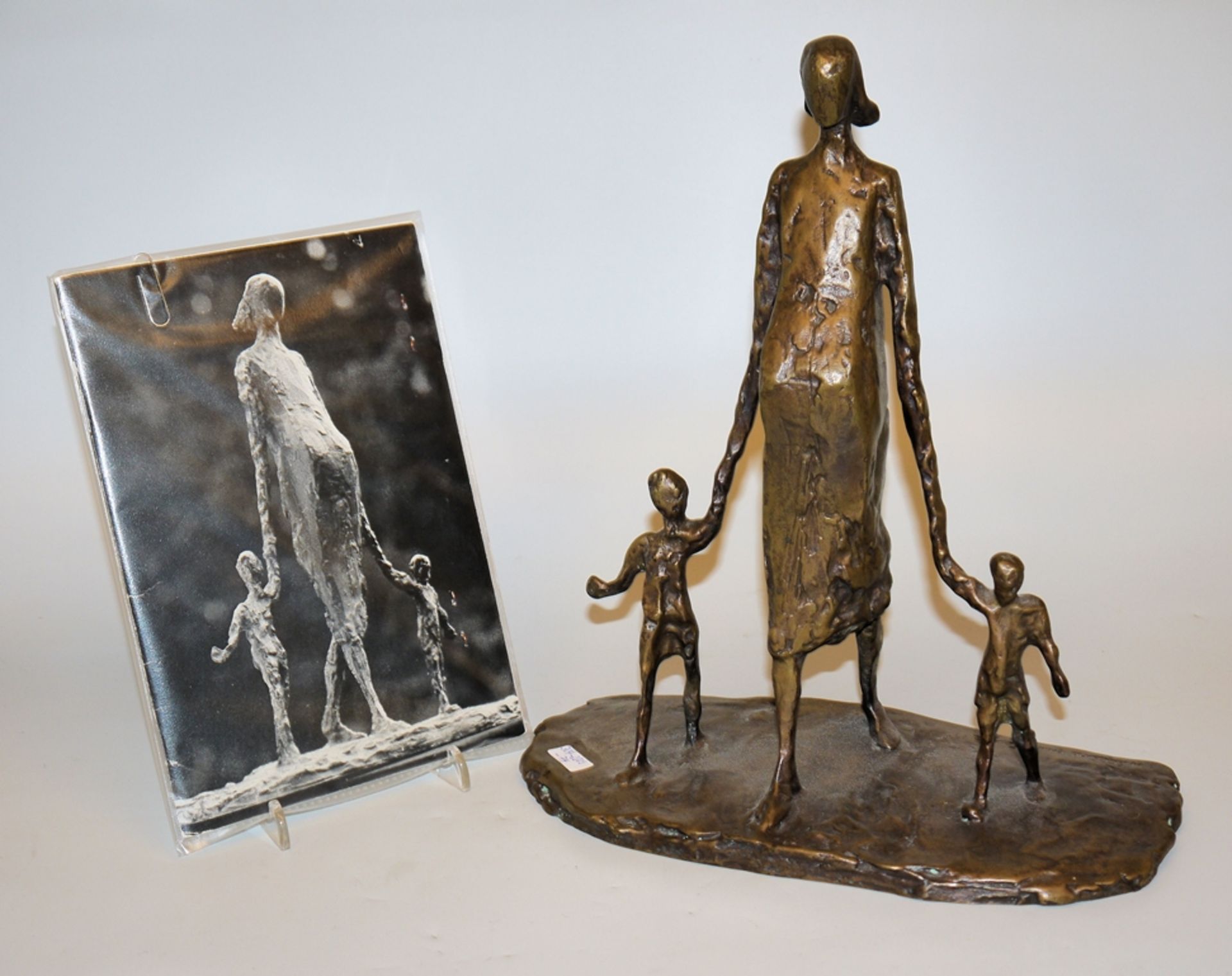 Hélène Guastalla, "La Maternité", Bronzeplastik