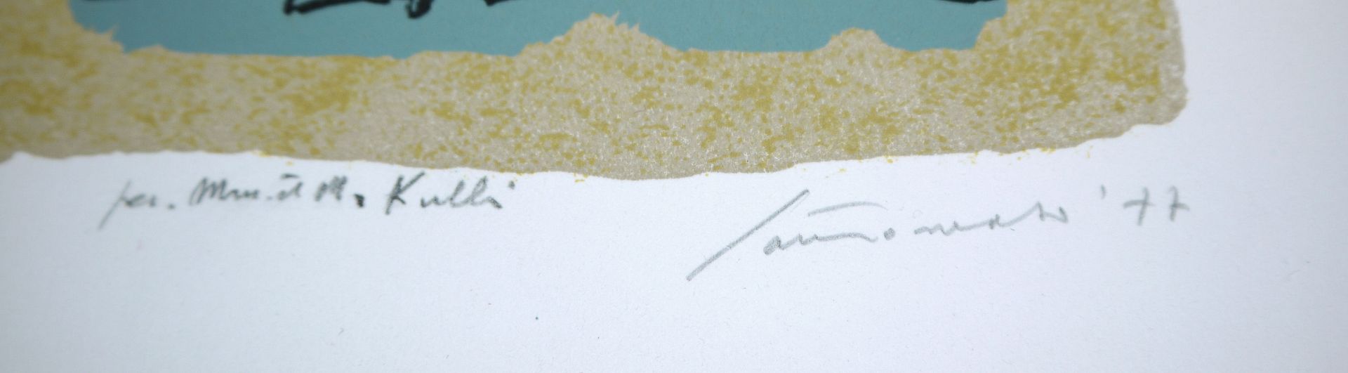 Giuseppe Santomaso, Abstrakte Kompositionen, 3 signierte Lithographien - Bild 2 aus 2