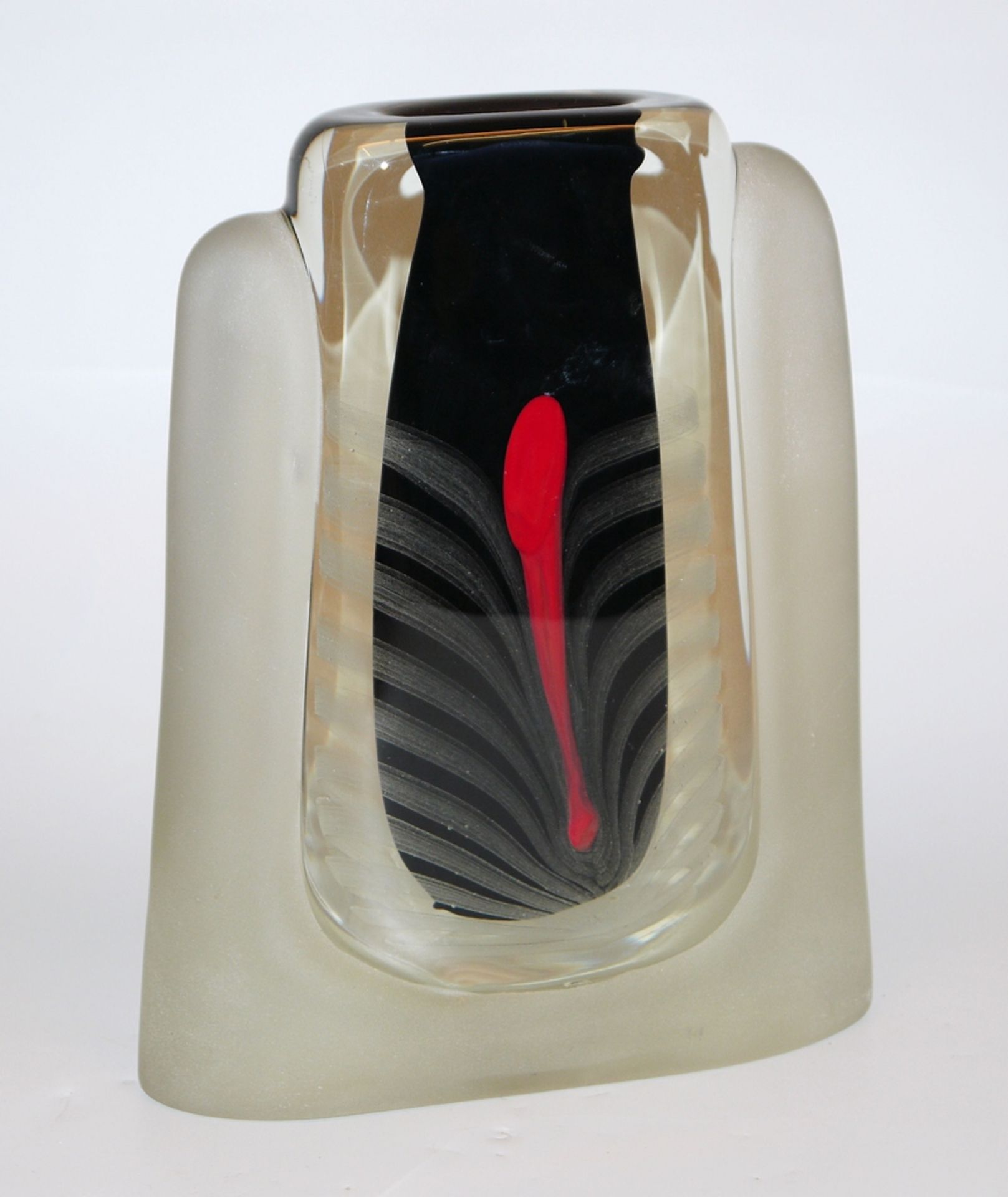 Marisa & Alain Begou, Kunstglas-Vasenobjekt  