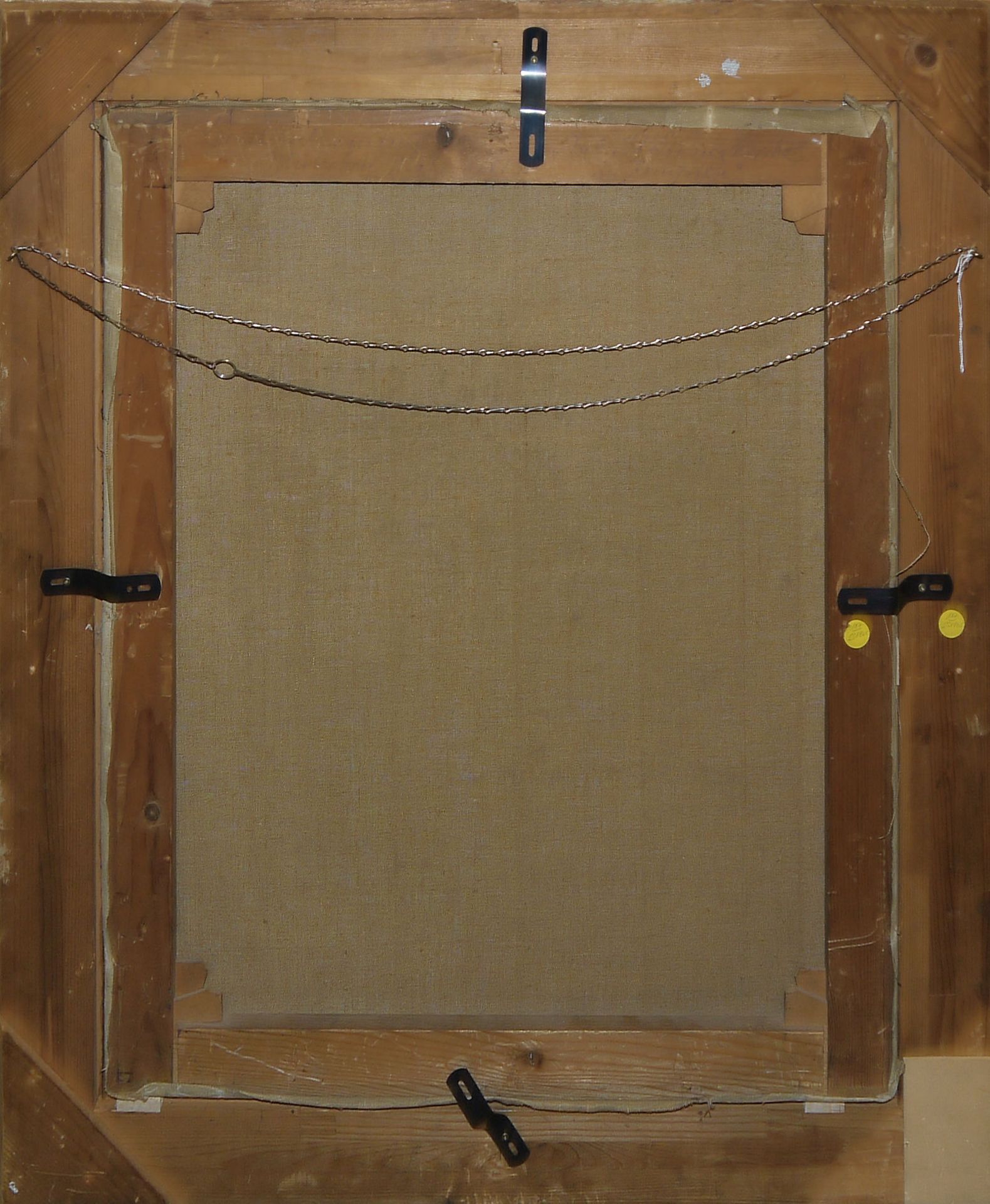 Ernst Liebermann, "In der St. Lorenzkirche in Kempten", Ölgemälde, München 1918, gerahmt  - Bild 4 aus 4