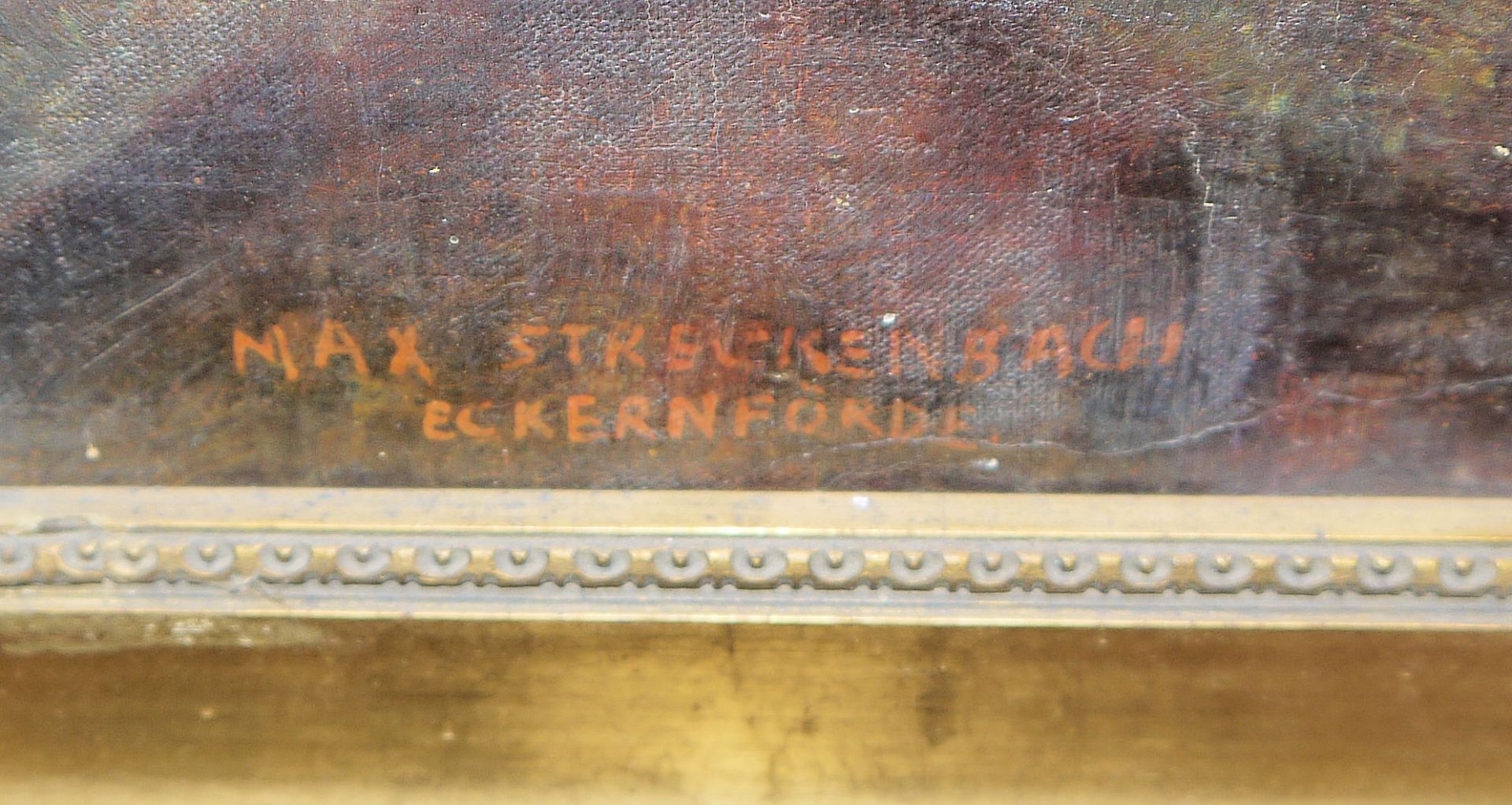 Max Theodor Streckenbach, Mohnblumen, großes Ölgemälde  - Bild 2 aus 2