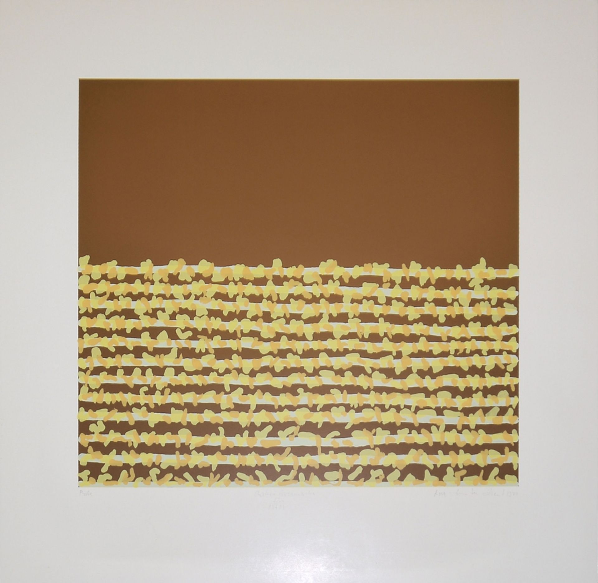 Rolf-Gunter Dienst, Sammlungsnachlass von 4 Farbserigraphien der 1970er Jahre