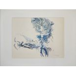 Hann Trier, Informelle Komposition, signierte Kreidezeichnungen von 1965