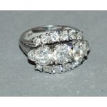 Schwerer Brillantring, Gold