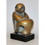 Domenico Colanzi, "Donna seduta", Bronzeplastik