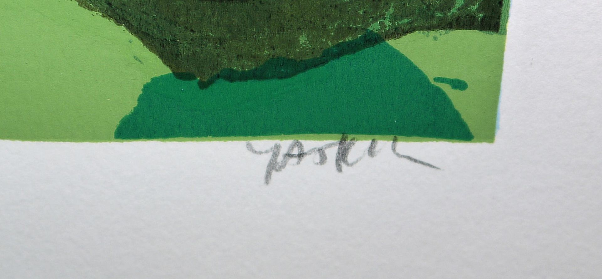 Amos Yaskil, Landschaften, 2 signierte Farbserigraphien, galeriegerahmt - Bild 3 aus 3