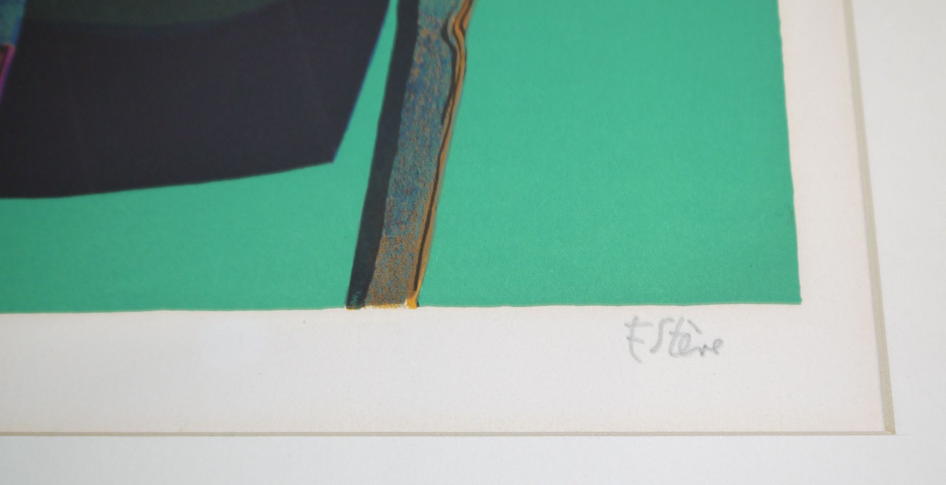 Maurice Estève, Bossaille, signierte Farblithographie von 1974 - Bild 2 aus 2