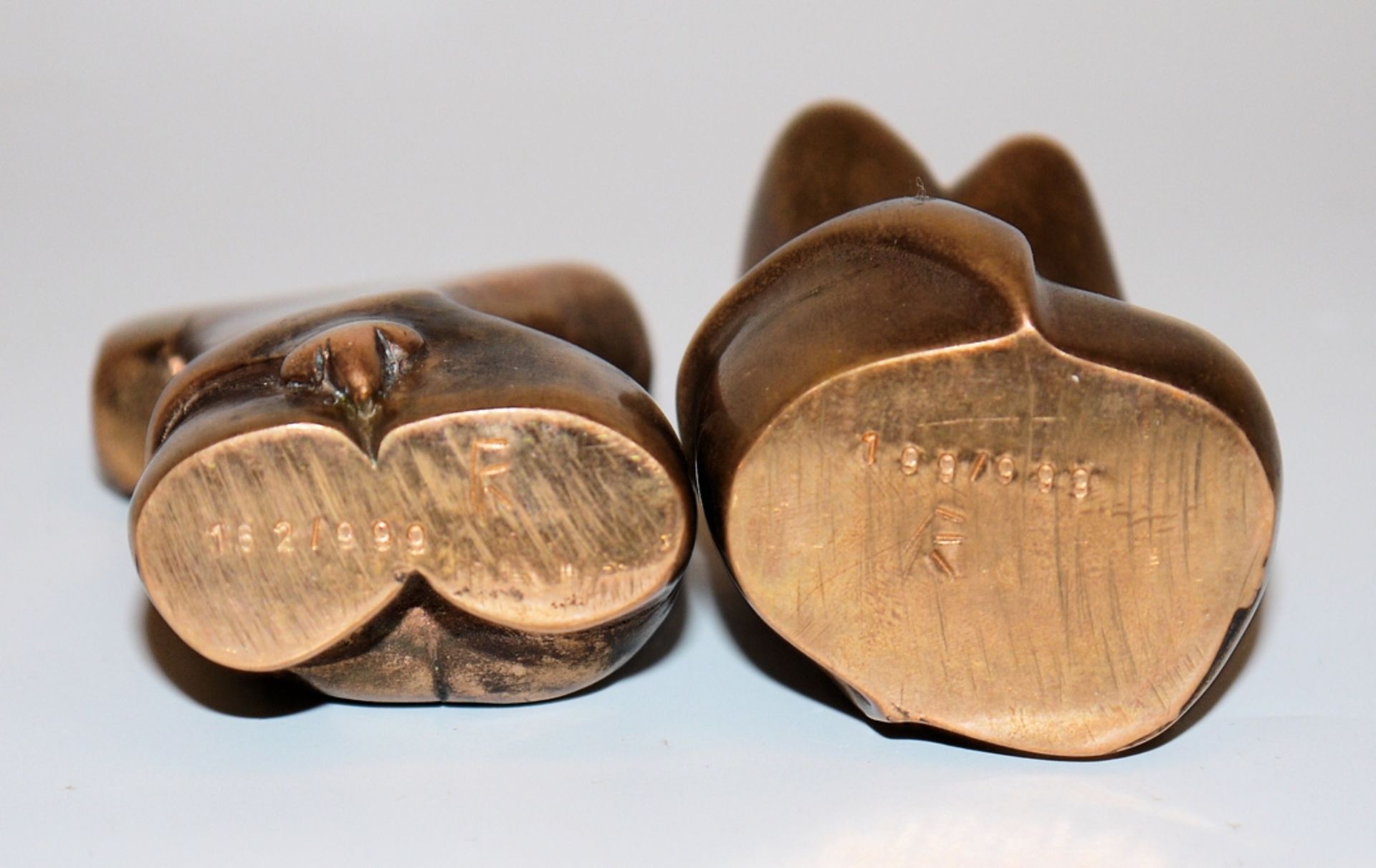 Roberto Nanut & Hans Frank, 3 Bronze Arbeiten - Bild 2 aus 4