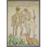 Expressionist, 7 Aquarellzeichnungen von 1926 - 1931