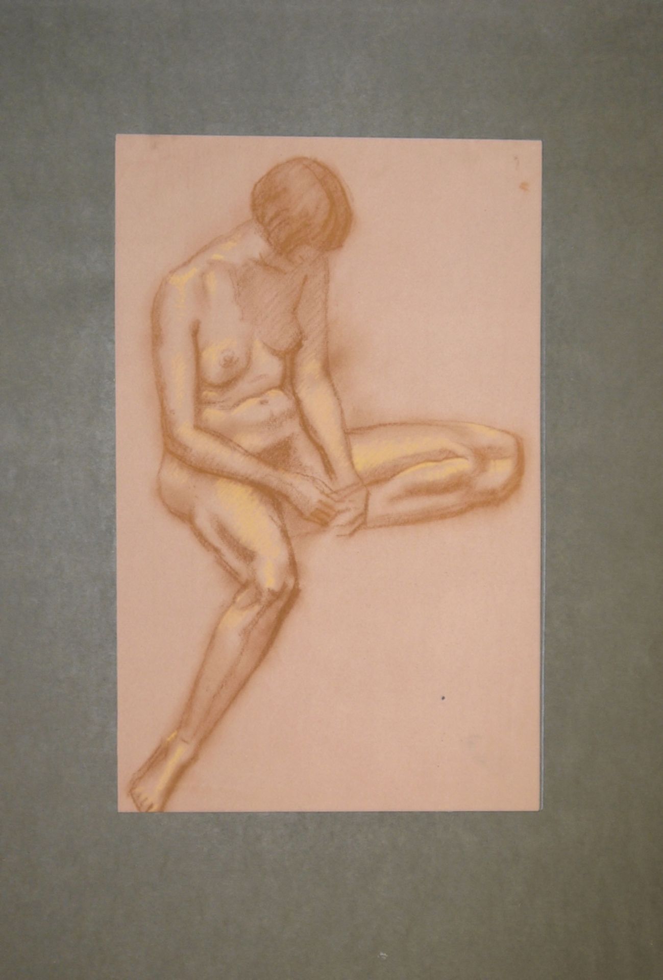 Walter Eugen Niederer und Martin Mayer, Frauenakte, 7 Zeichnungen und eine Lithographie - Bild 7 aus 8