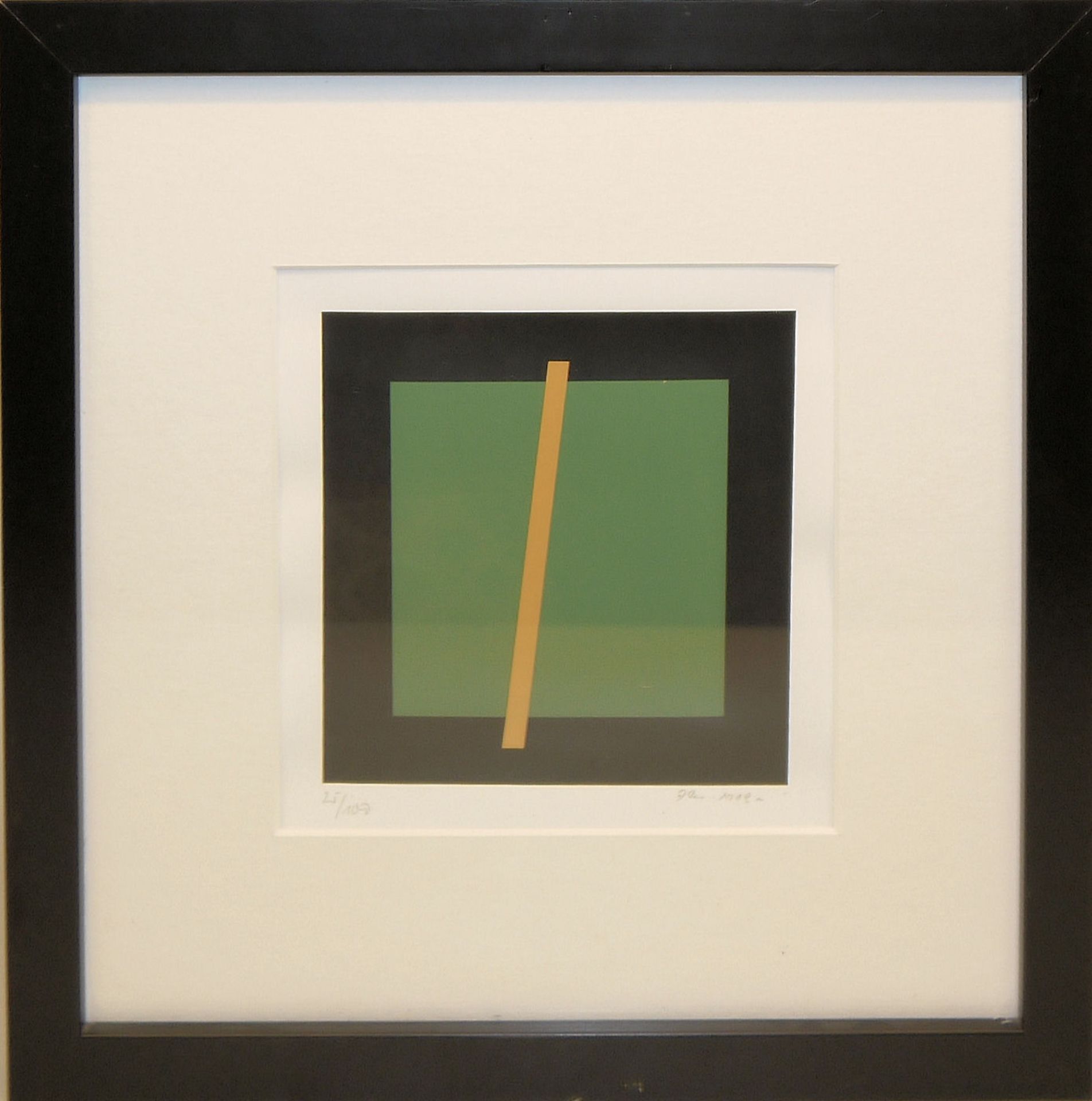 Konkrete Kunst: Sammlungsnachlass mit 10 Siebdrucken (Kurt Leonhard, Georg Karl Pfahler/ Jochen Sta - Bild 3 aus 7