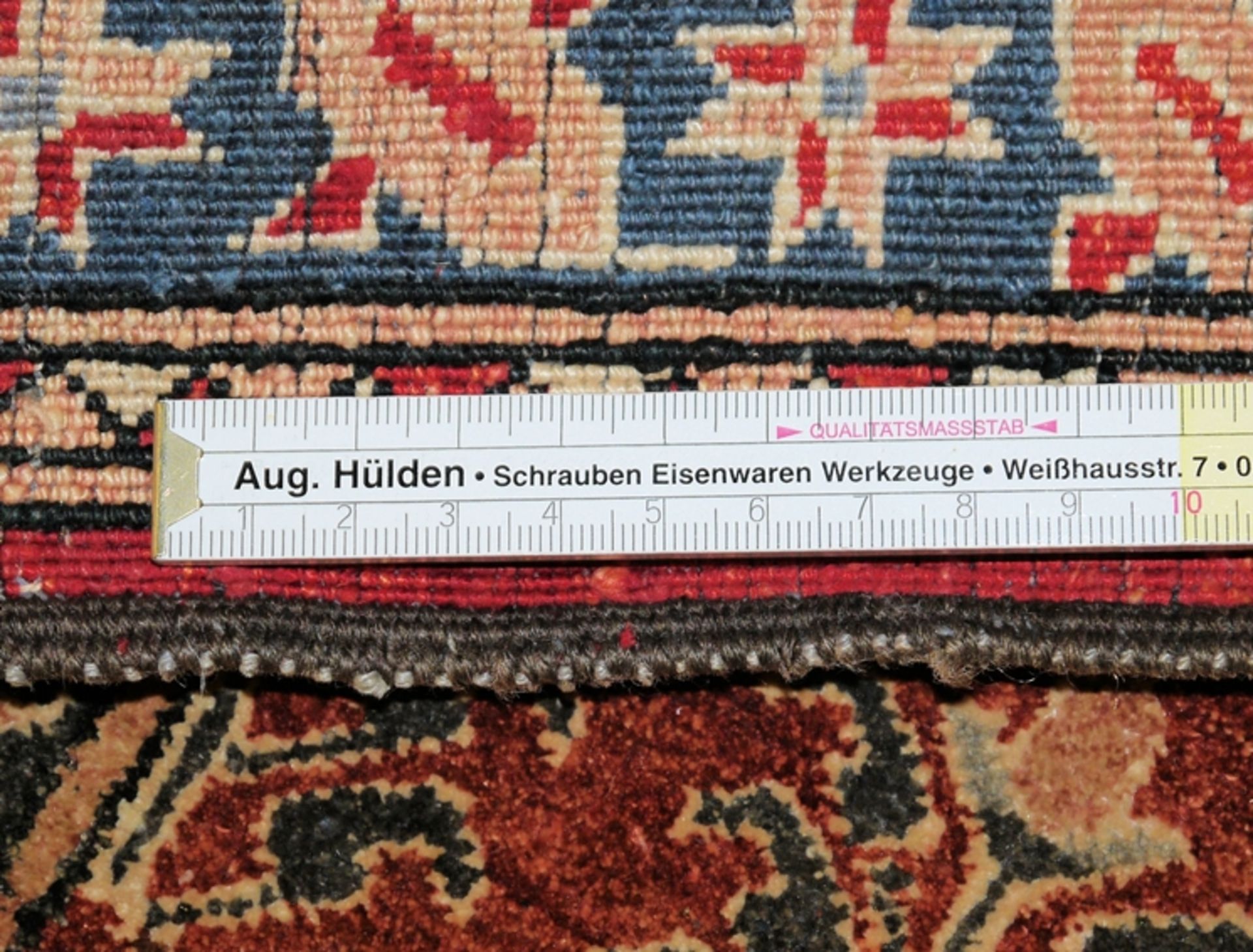 Orient-Gebetsteppich wohl Saroukh, Persien, 40-50 Jahre alt - Bild 3 aus 3