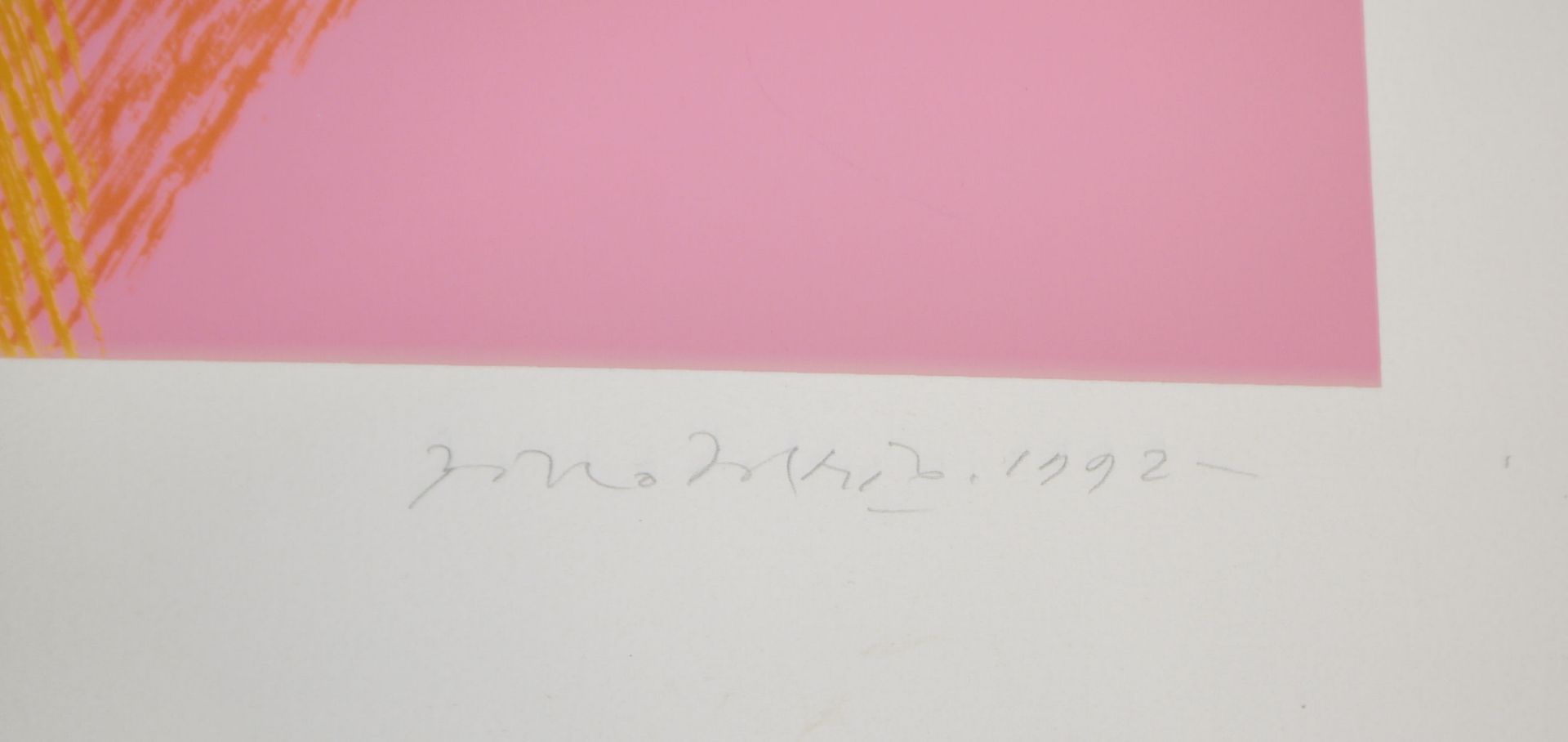 Piero Dorazio, "La ribamelle des gobelins" (Die Koboldbande), großer sign. Farbsiebdruck - Bild 2 aus 2