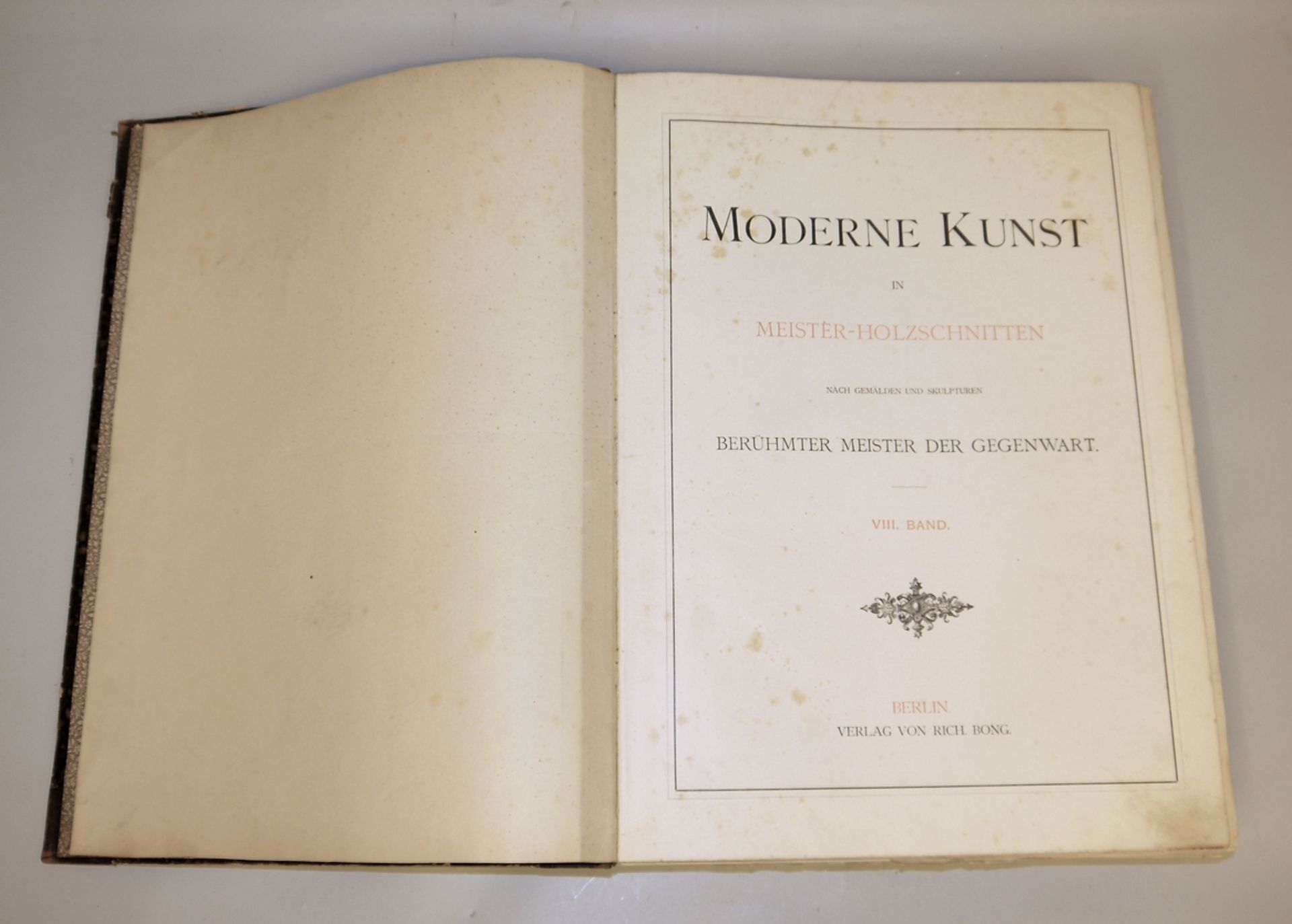 2 x Antiquarisches: "Vie et miracles de Saint Rombaut" & "Moderne Kunst in Meister-Holzschnitten" - Bild 2 aus 3