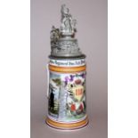 Reservistenkrug eines Infanteristen, Worms 1898