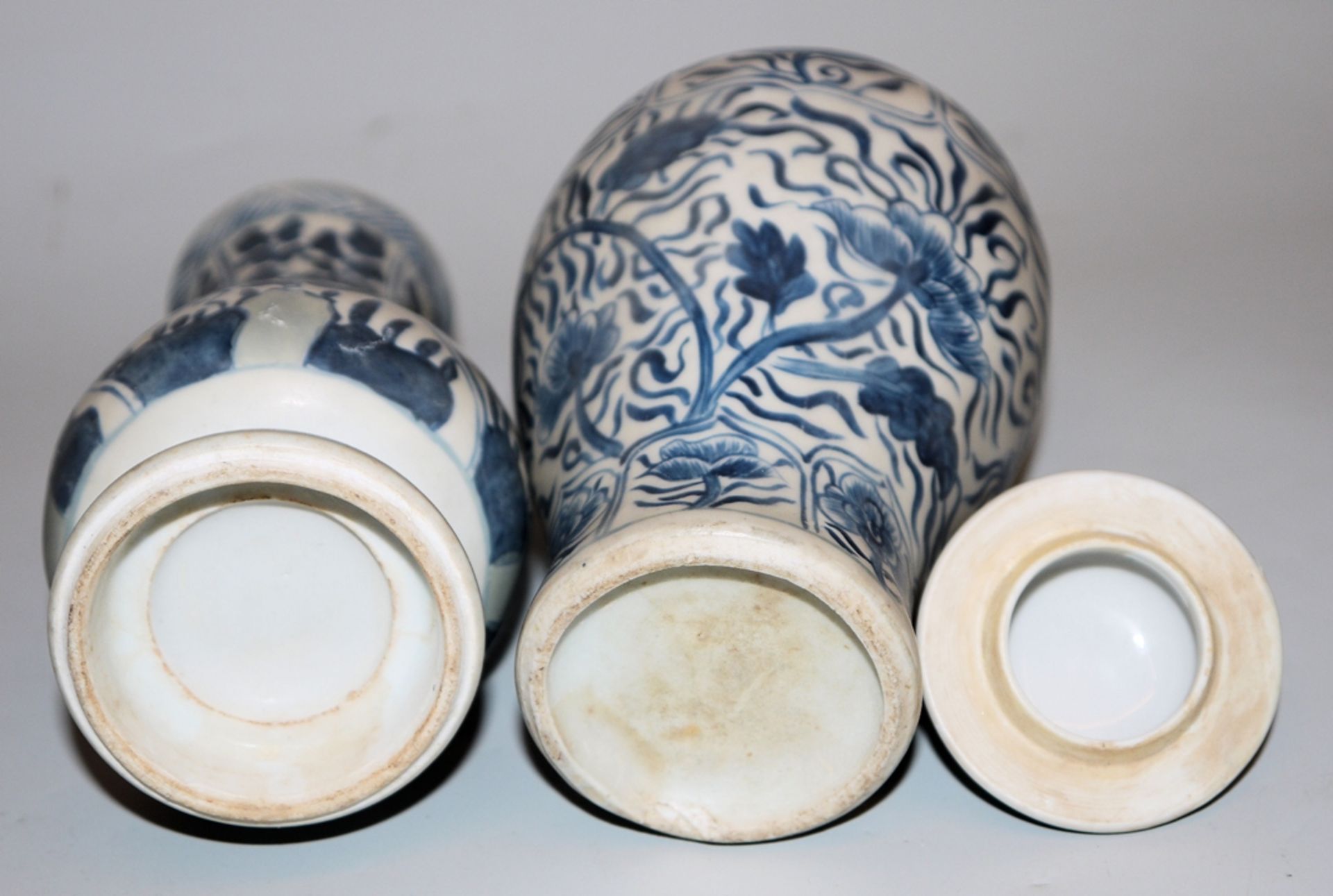 Vier Cargo-Porzellane der Qing-Zeit, China 18./19. Jh. - Bild 3 aus 3