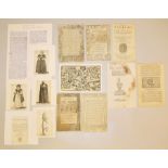 Wenzel Hollar, Das rare Titelblatt und 4 Kupferstiche aus "Theatrum Mulierum", London 1643 sowie 7 