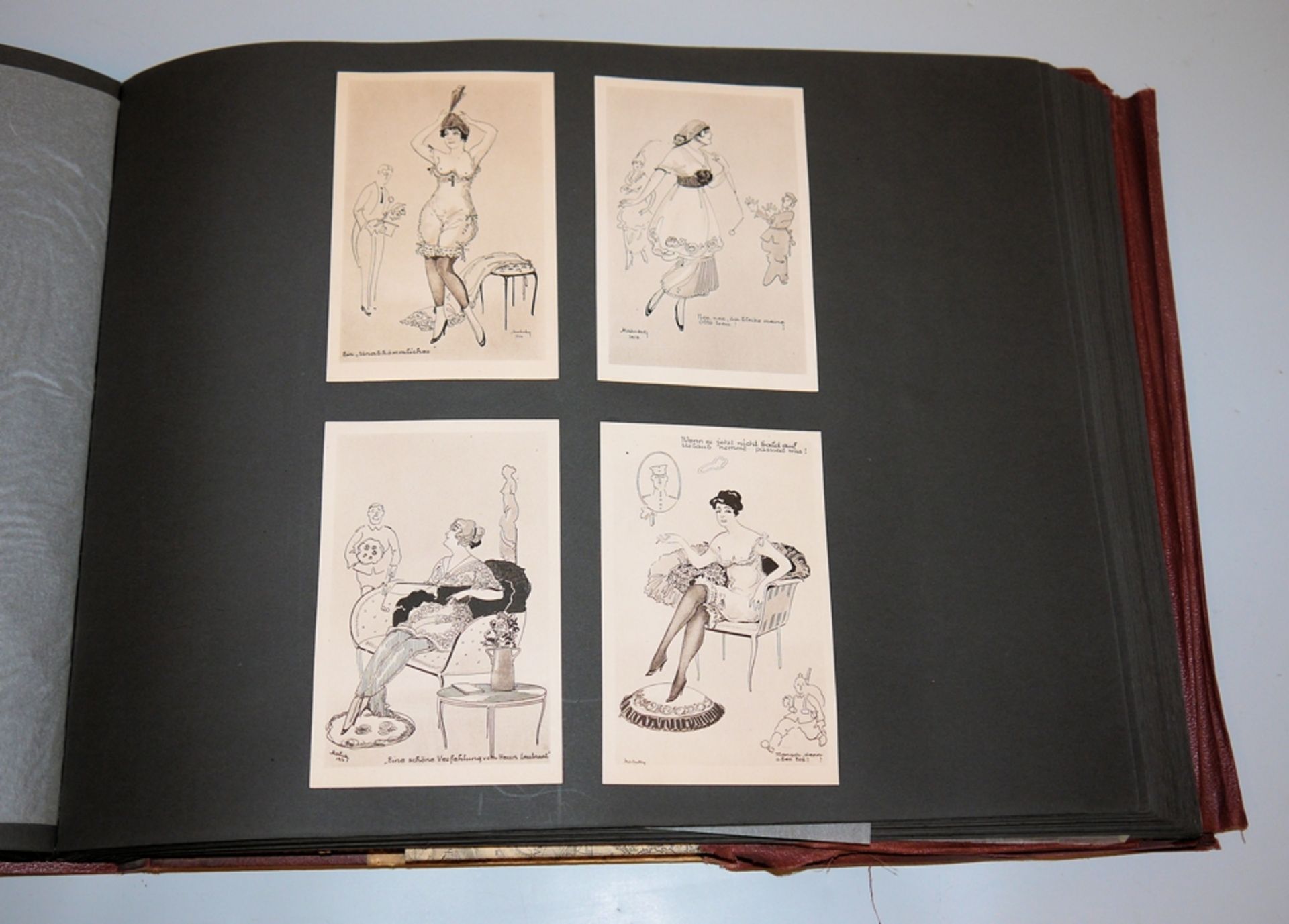 Großes militärisches Album 1914-18, u.a. mit Fotografien, Postkarten, Gefechtskarten u. Dokumenten - Bild 6 aus 10