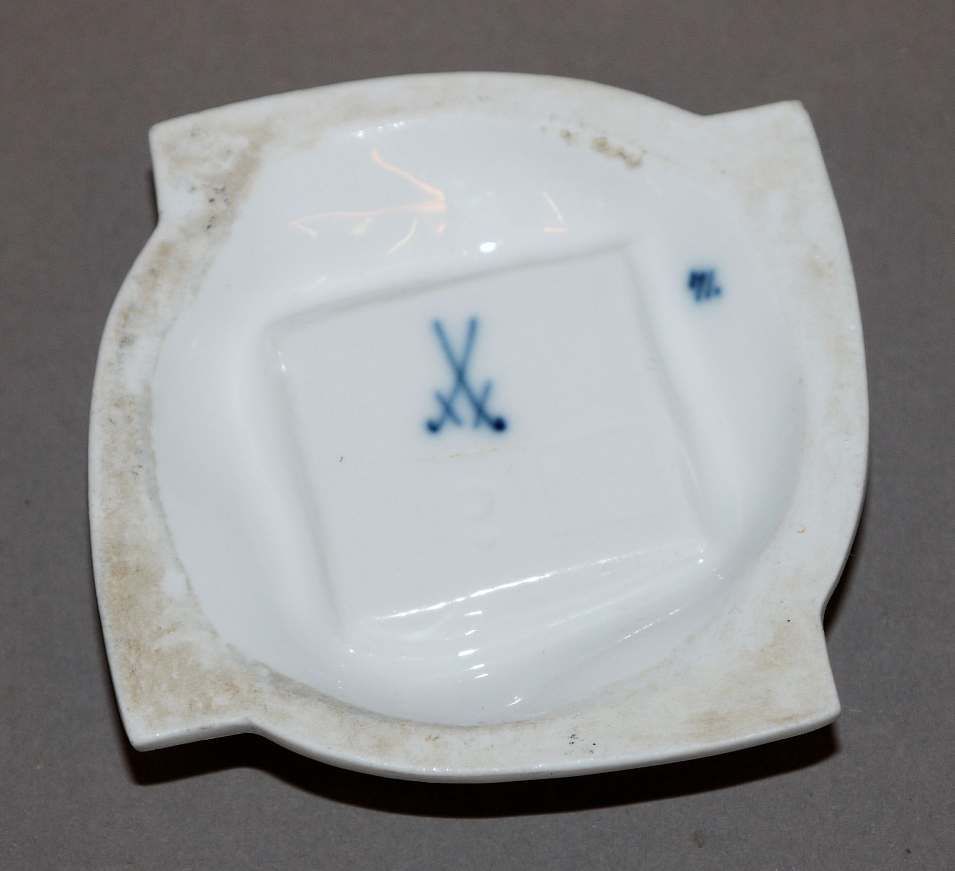 Henry van de Velde, seltenes Salzgefäß des Jugendstils, Kgl. Meißen 1903-1923 - Bild 2 aus 2