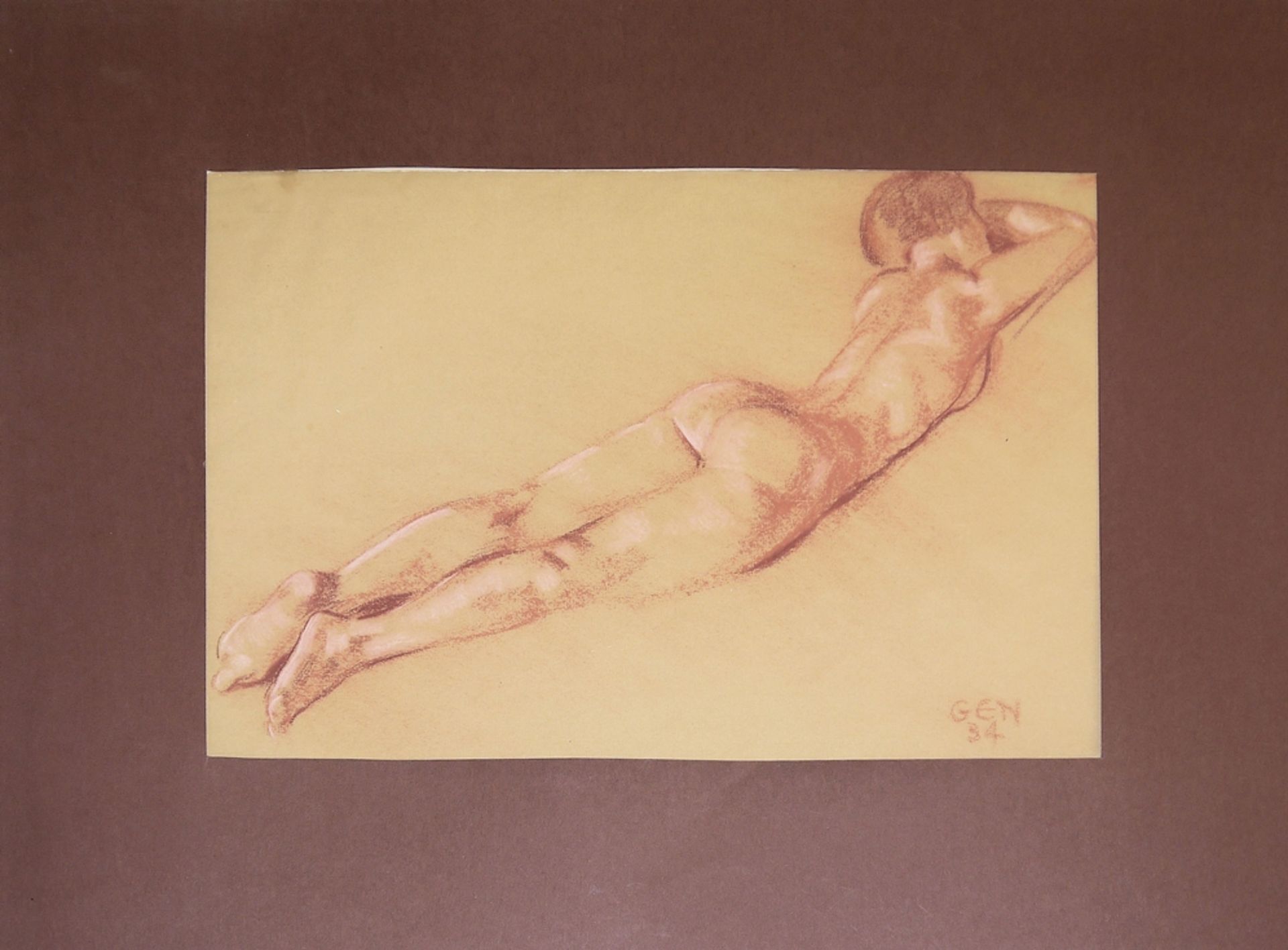 Walter Eugen Niederer und Martin Mayer, Frauenakte, 7 Zeichnungen und eine Lithographie - Bild 2 aus 8