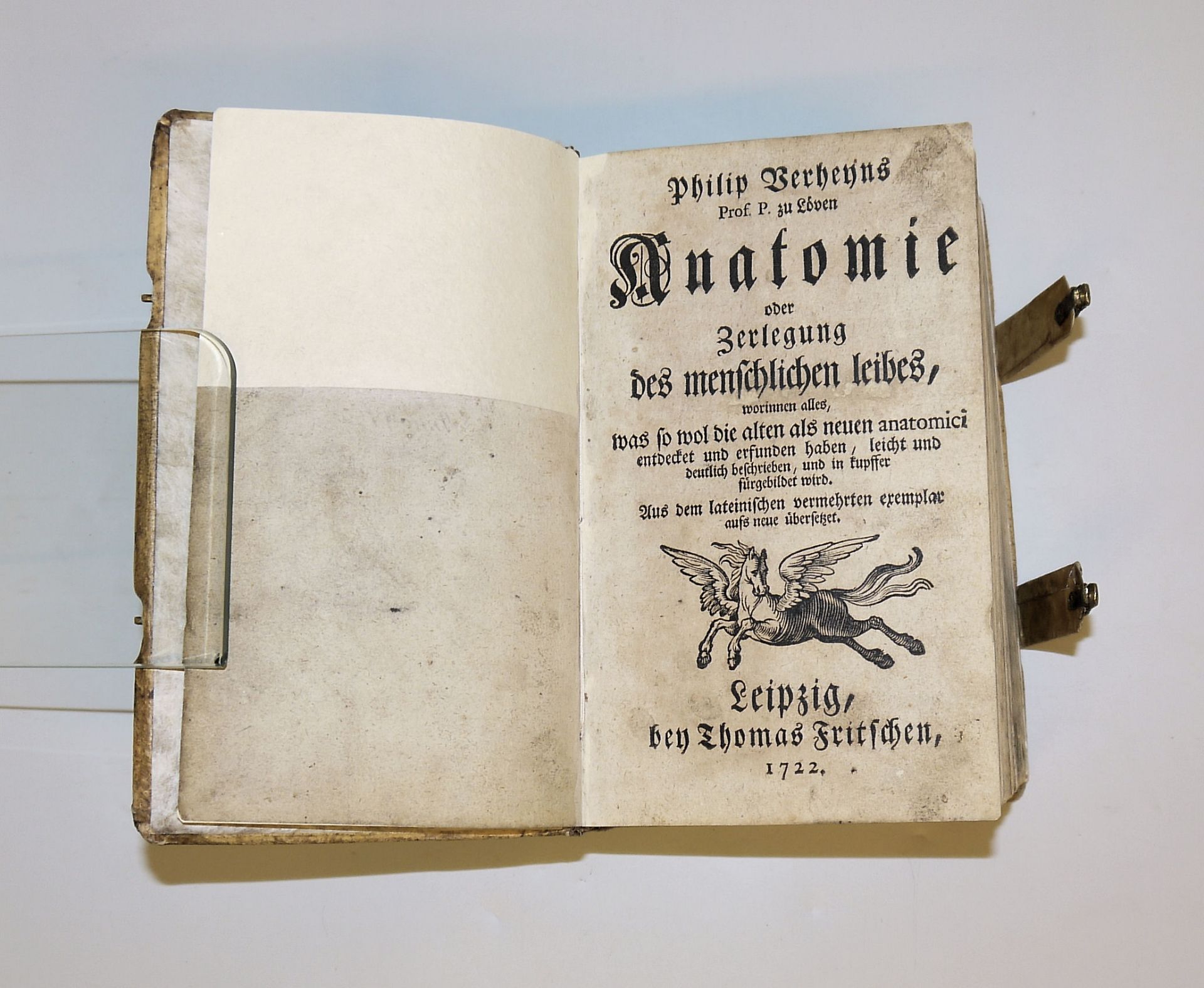 Antiquarisches zur Anatomie von 1722 und zur Wundheilung von 1719, selten!
