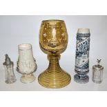 Kleine Sammlung Pokale und Krüge des Historismus um 1890 bis 1919