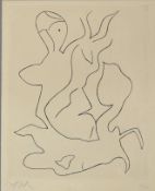 Hans Arp, Paroles Peintes II, signierte Radierung von 1965