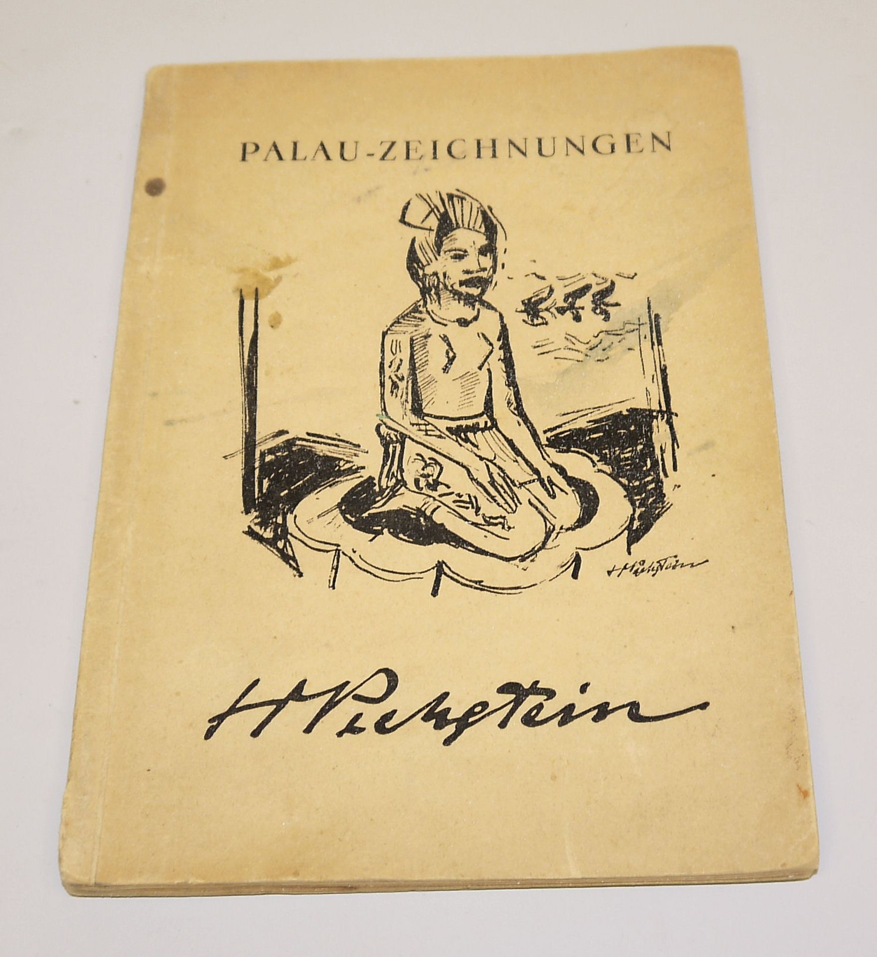 Max Pechstein, Palau-Zeichnungen. Ausstellung im Graphischen Kabinett November/Dezember 1947, signi