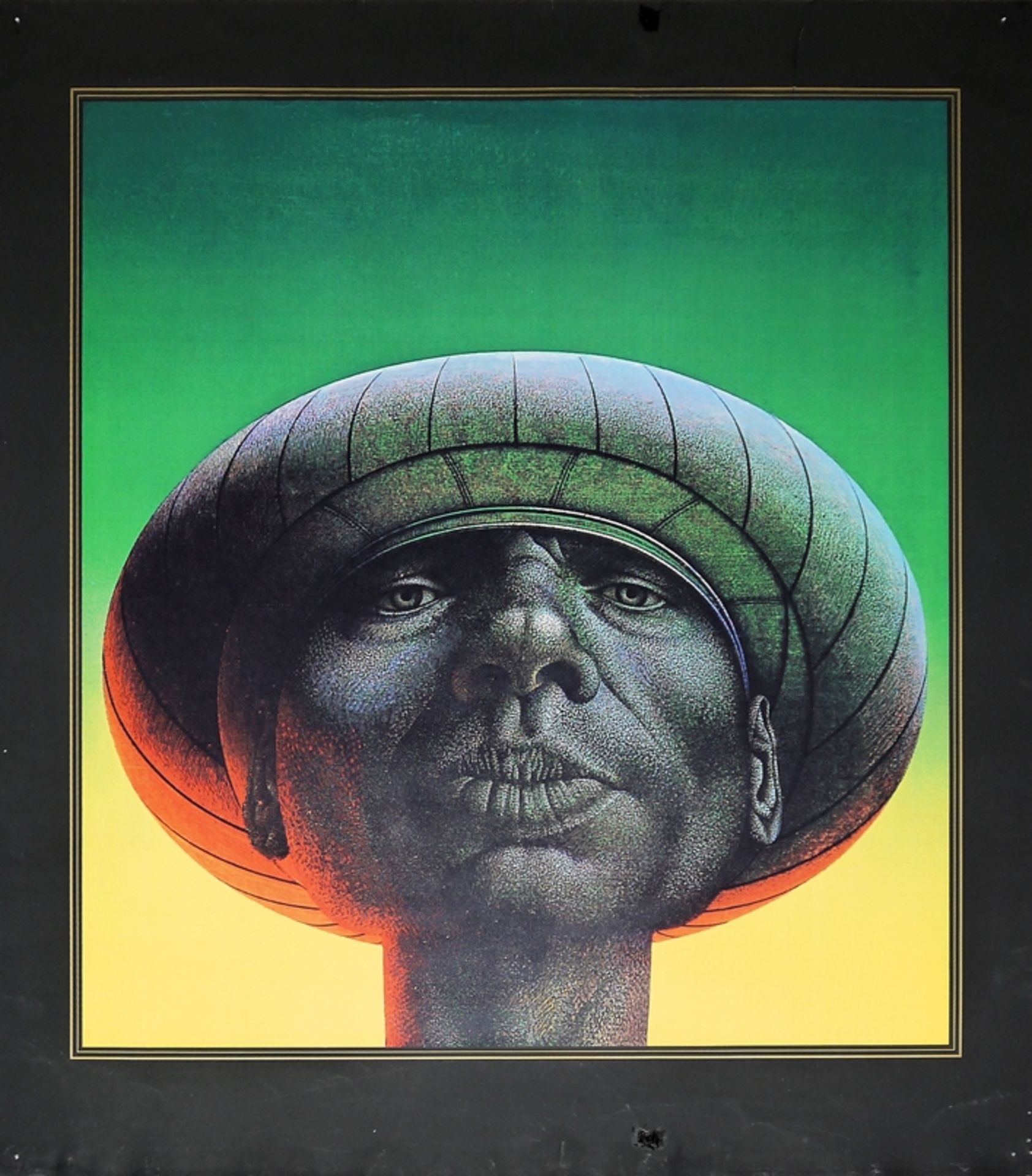 Rudolf Hausner, Adam, signierte u. nummerierte Farboffsetlithographie