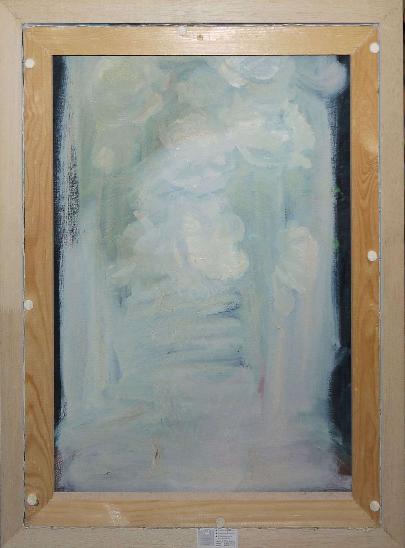 Heinz Friedrich, Expressive Blumen, Ölgemälde, gerahmt - Bild 3 aus 3